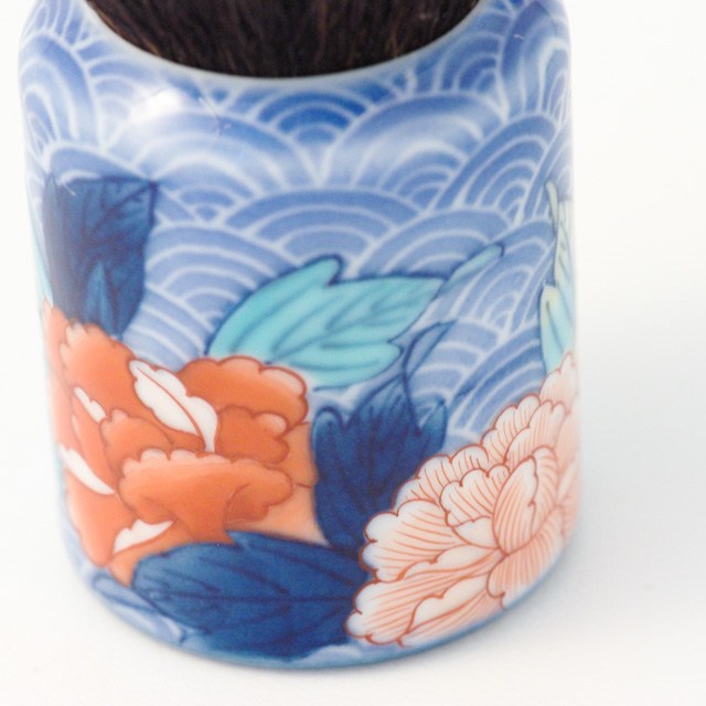 オリジナル商品 青海牡丹 化粧筆 9cm QUSAVI Studio1156