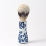 オリジナル商品 染付間取唐草 シェービング筆 13.4cm QUSAVI Studio1156