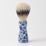 オリジナル商品 染付花唐草 シェービング筆 13.4cm QUSAVI Studio1156