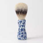オリジナル商品 染付花唐草 シェービング筆 13.4cm QUSAVI Studio1156