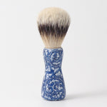 オリジナル商品 染付逆唐草 シェービング筆 13.4cm QUSAVI Studio1156