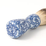 オリジナル商品 染付逆唐草 シェービング筆 13.4cm QUSAVI Studio1156