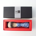 オリジナル商品 染付逆唐草 シェービング筆 13.4cm QUSAVI Studio1156