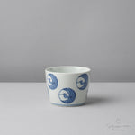 有田焼 染付 鶴丸紋 そば猪口(大) 220ml Riso Studio1156