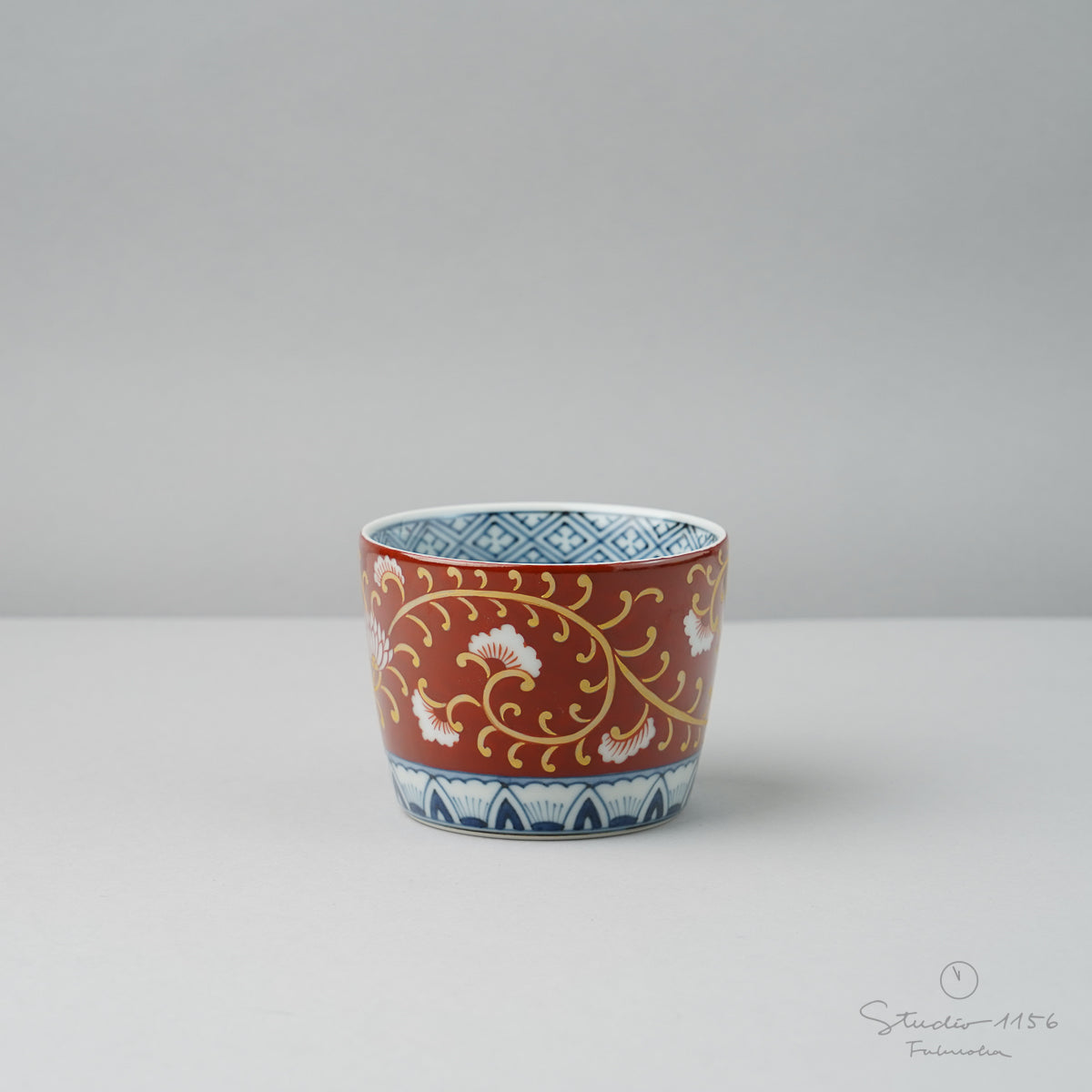 有田焼 染錦 金襴手 そば猪口(大) 220ml 有田焼 李荘窯 Studio1156