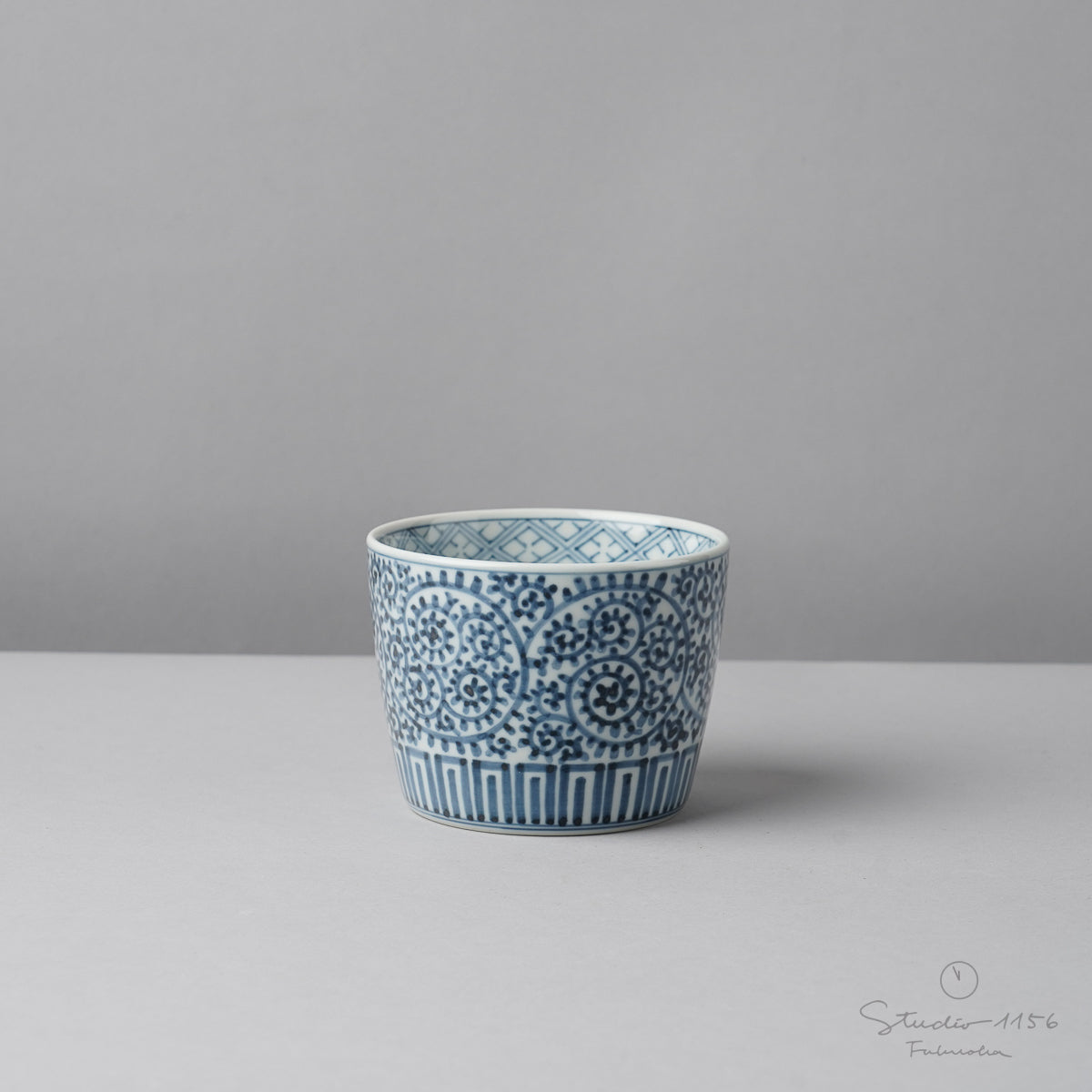 有田焼 染付 蛸唐草紋 そば猪口(大) 220ml 有田焼 李荘窯 Studio1156