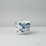 有田焼 染付 雲松林紋そば猪口(大) 220ml Riso Studio1156