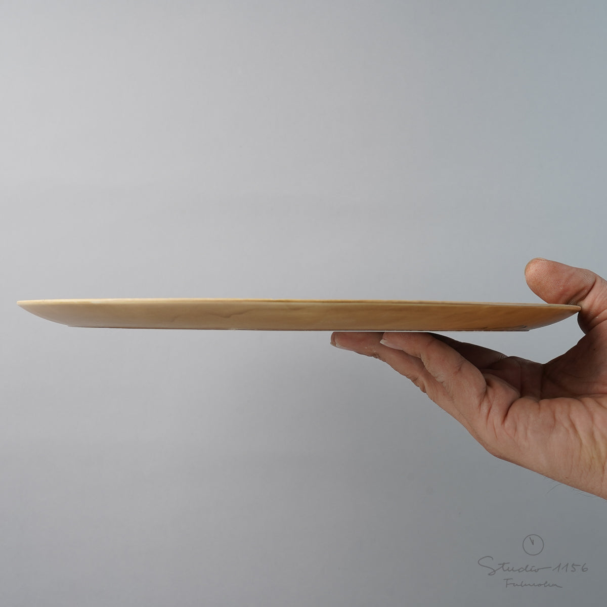 有田焼 飛鉋 フラットプレート(XL) 29.5cm [強化磁器] Riso Studio1156