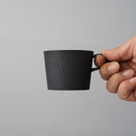 有田焼 飛鉋 コーヒーカップソーサー 180ml [強化磁器] Riso Studio1156