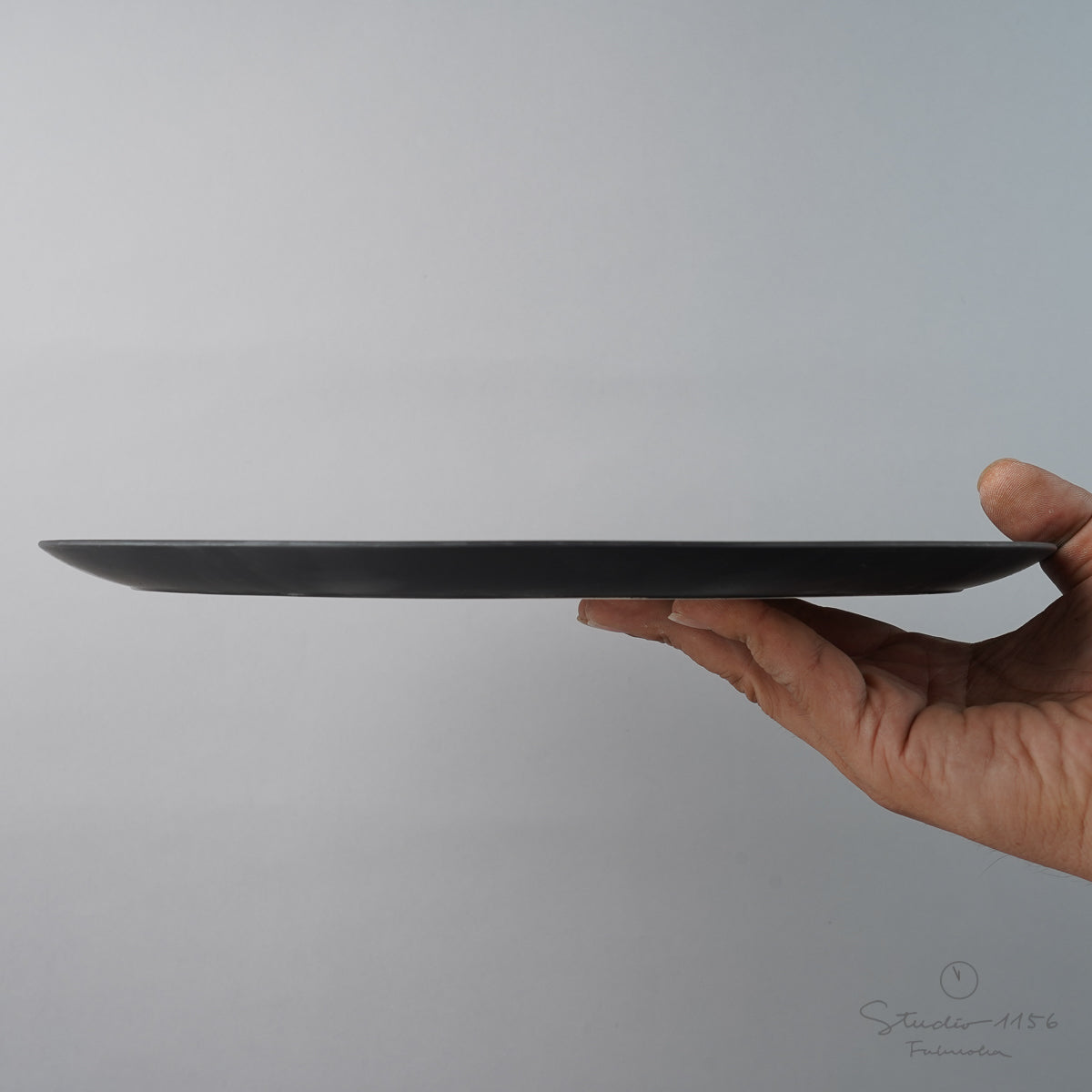 有田焼 飛鉋 フラットプレート(XL) 29.5cm [強化磁器] Riso Studio1156