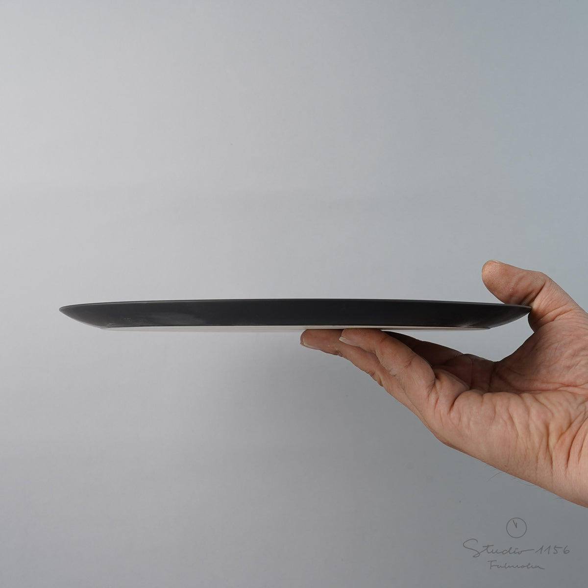 有田焼 飛鉋 フラットプレート(L) 27cm [強化磁器] Riso Studio1156