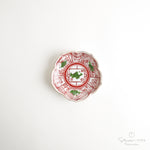伊万里焼 錦魚紋 桔梗渕皿 [S/M/L] S(10.5cm) Sehyo Studio1156