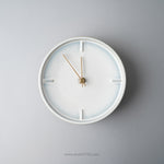 美濃焼 GLAZED CLOCK 陶器時計 壁掛け時計 電池&フック付 乳白釉(Z-01) SUGY Studio1156