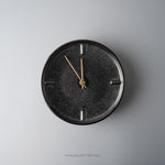 美濃焼 GLAZED CLOCK 陶器時計 壁掛け時計 電池&フック付 メタル釉(Z-04) SUGY Studio1156