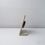美濃焼 LACE TILE CLOCK 陶器時計 置き時計 電池付 SUGY Studio1156