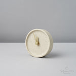 美濃焼 colon:antique 陶器時計 置き時計 電池付 きなり(white) SUGY Studio1156