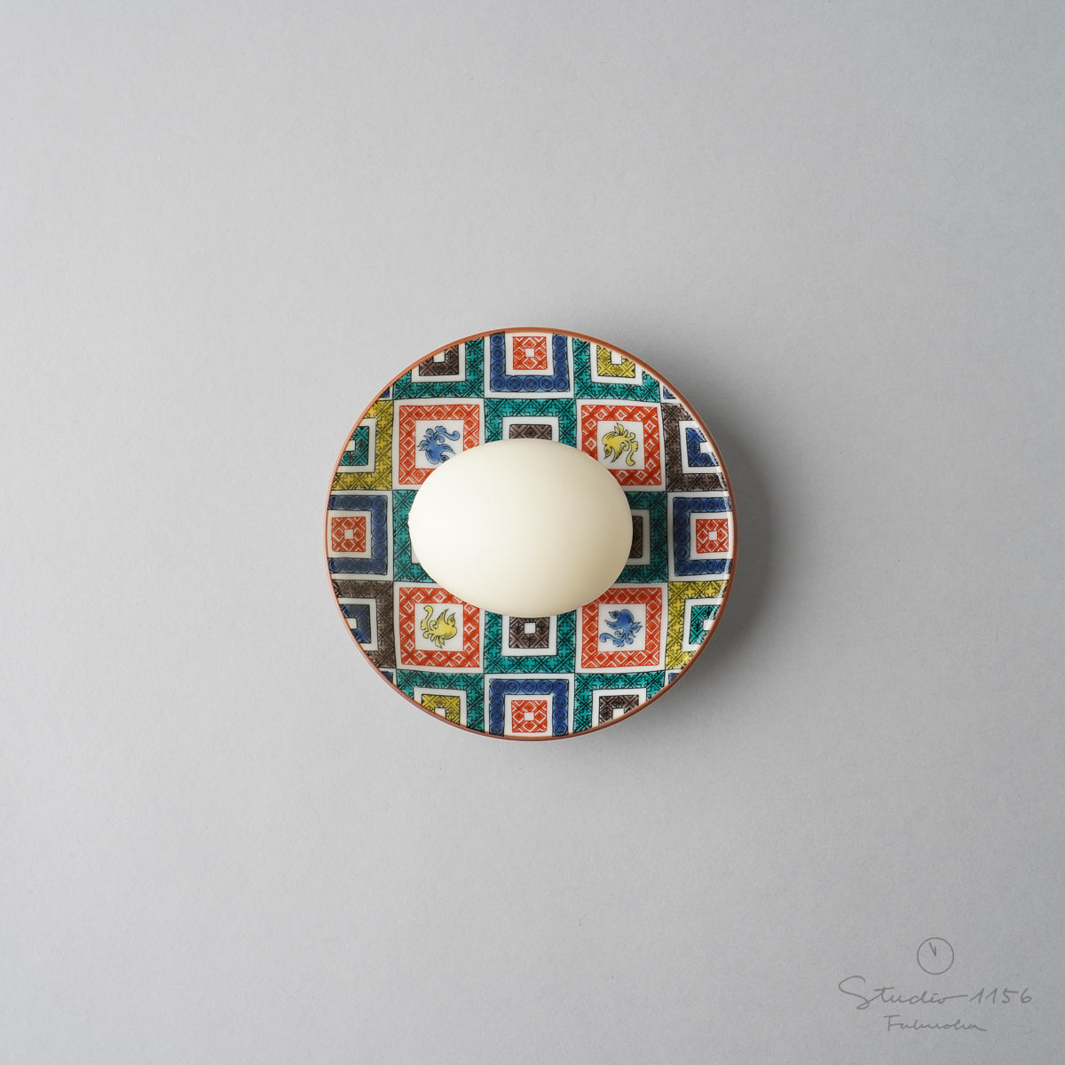 九谷焼 古九谷(色絵) 豆小皿 10.5cm Seikou Studio1156