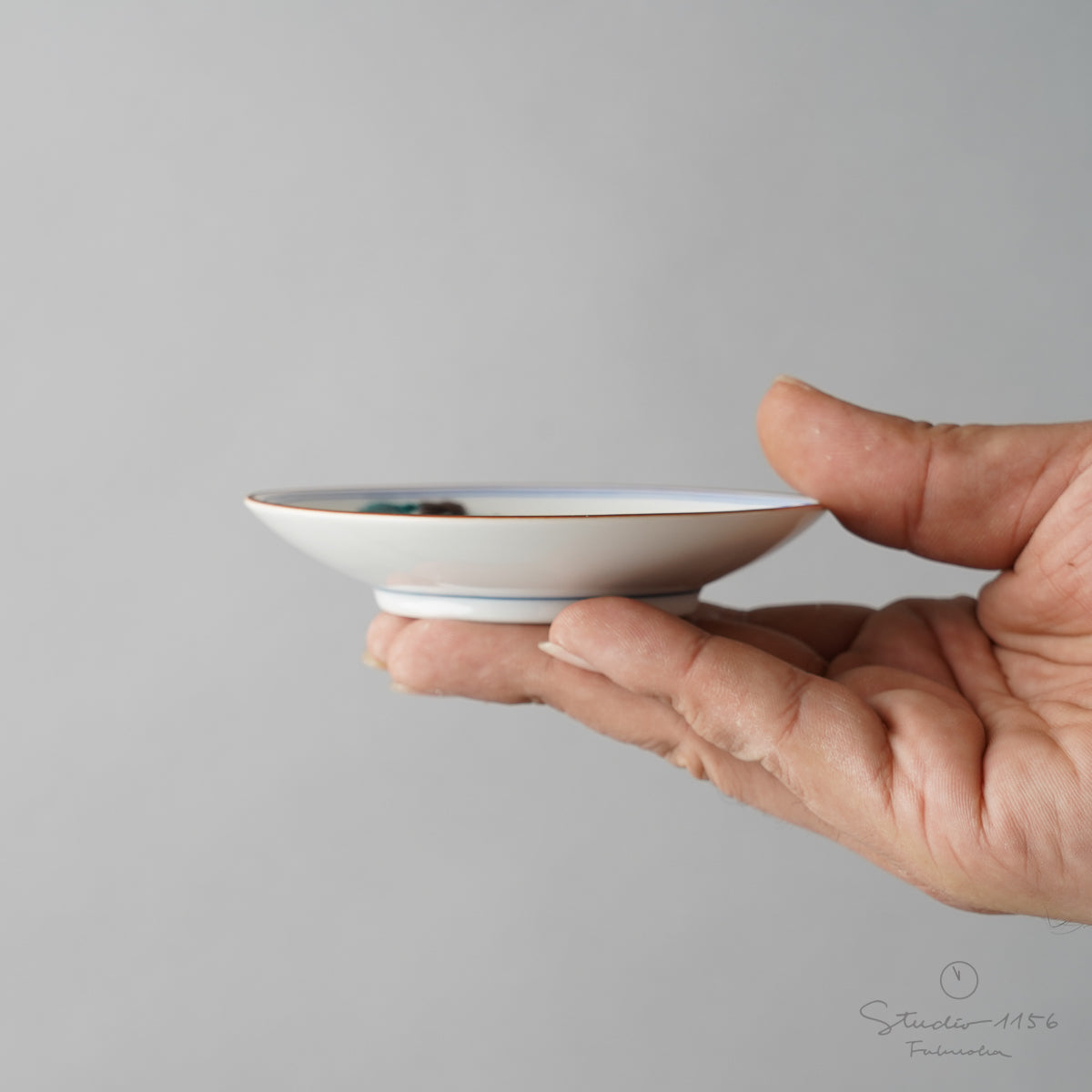 九谷焼 古九谷(青手・吉田屋) 豆小皿 10.5cm Seikou Studio1156