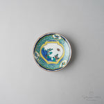 九谷焼 古九谷(色絵) 豆小皿 10.5cm 壺花鳥図 Seikou Studio1156