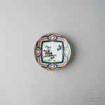 九谷焼 古九谷(色絵) 豆小皿 10.5cm 木瓜ちらし山水図 Seikou Studio1156