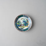 九谷焼 古九谷(色絵) 豆小皿 10.5cm 鶉草花図 Seikou Studio1156