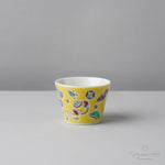 九谷焼 十趣杯 ぐい呑みカップ 150ml 黄交趾 Seikou Studio1156