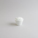 波佐見焼 アミューズカップ(S) w/ Lid 6.5cm/70ml 白カメリア Tanshin Studio1156
