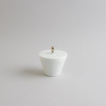 波佐見焼 アミューズカップ(L) w/ Lid 8cm/130ml プラチナハンドル Tanshin Studio1156