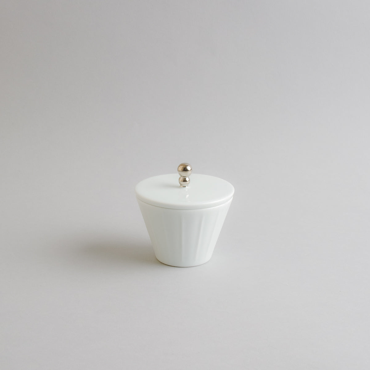 波佐見焼 アミューズカップ(L) w/ Lid 8cm/130ml プラチナハンドル Tanshin Studio1156