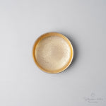 有田焼 三五小皿 10.5cm 紫素金 Touetsu Studio1156