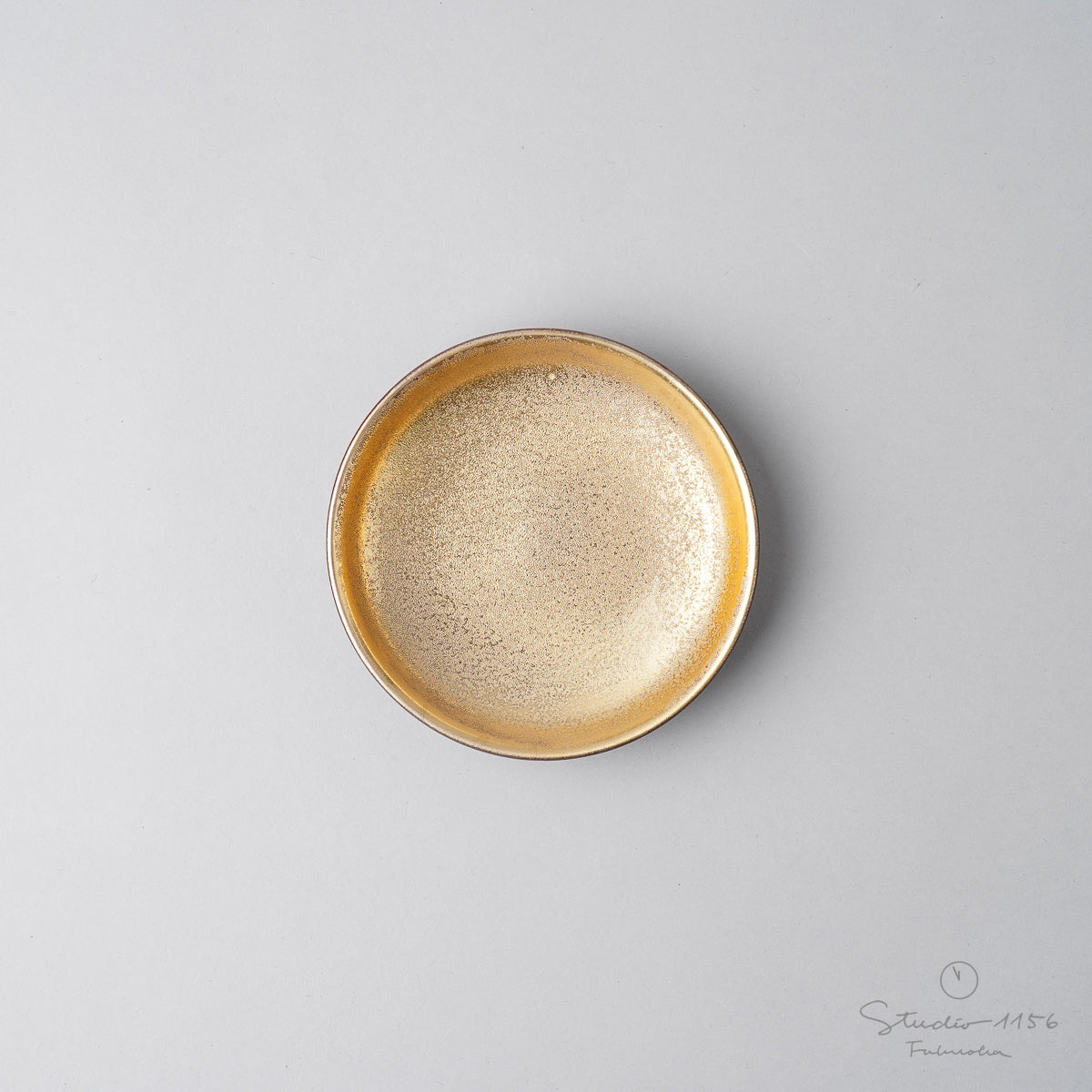 有田焼 三五小皿 10.5cm 紫素金 Touetsu Studio1156