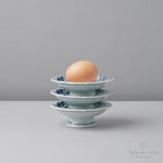 波佐見焼 染付間取山水 桔梗渕高台皿 10cm Takayama Studio1156