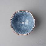 波佐見焼 染付 六方花型小鉢 9cm Takayama Studio1156