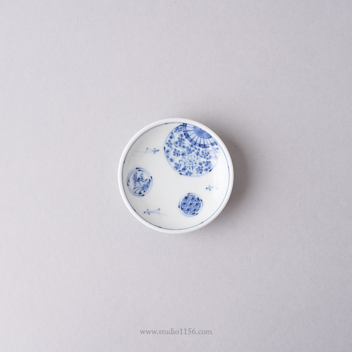 波佐見焼 染付 姫皿 豆皿 6cm