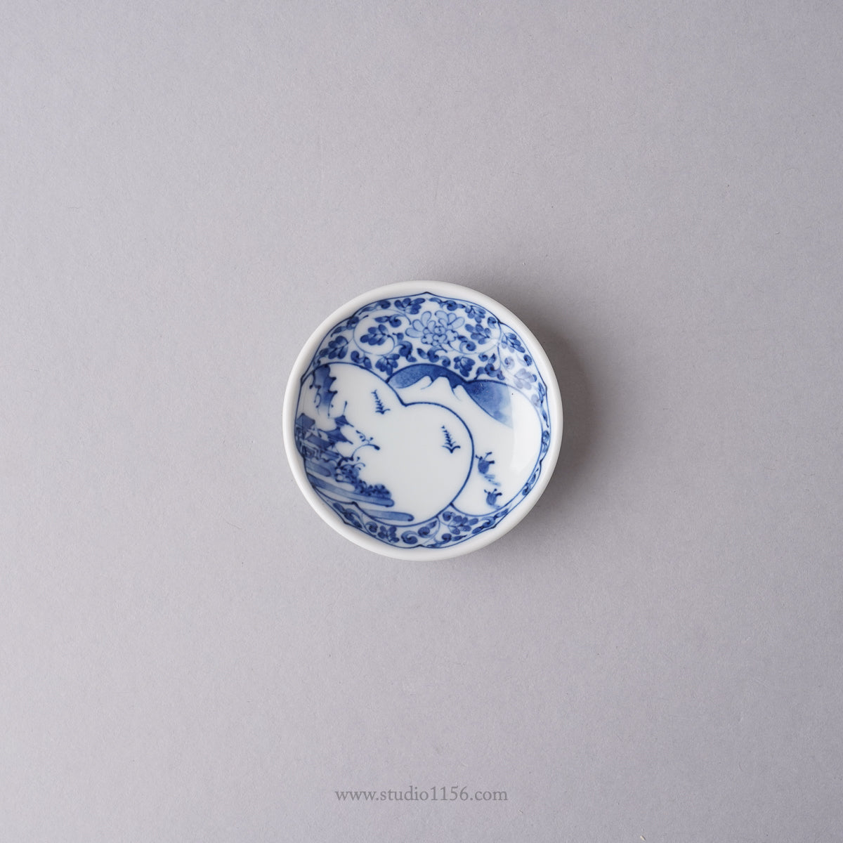 波佐見焼 染付 姫皿 豆皿 6cm
