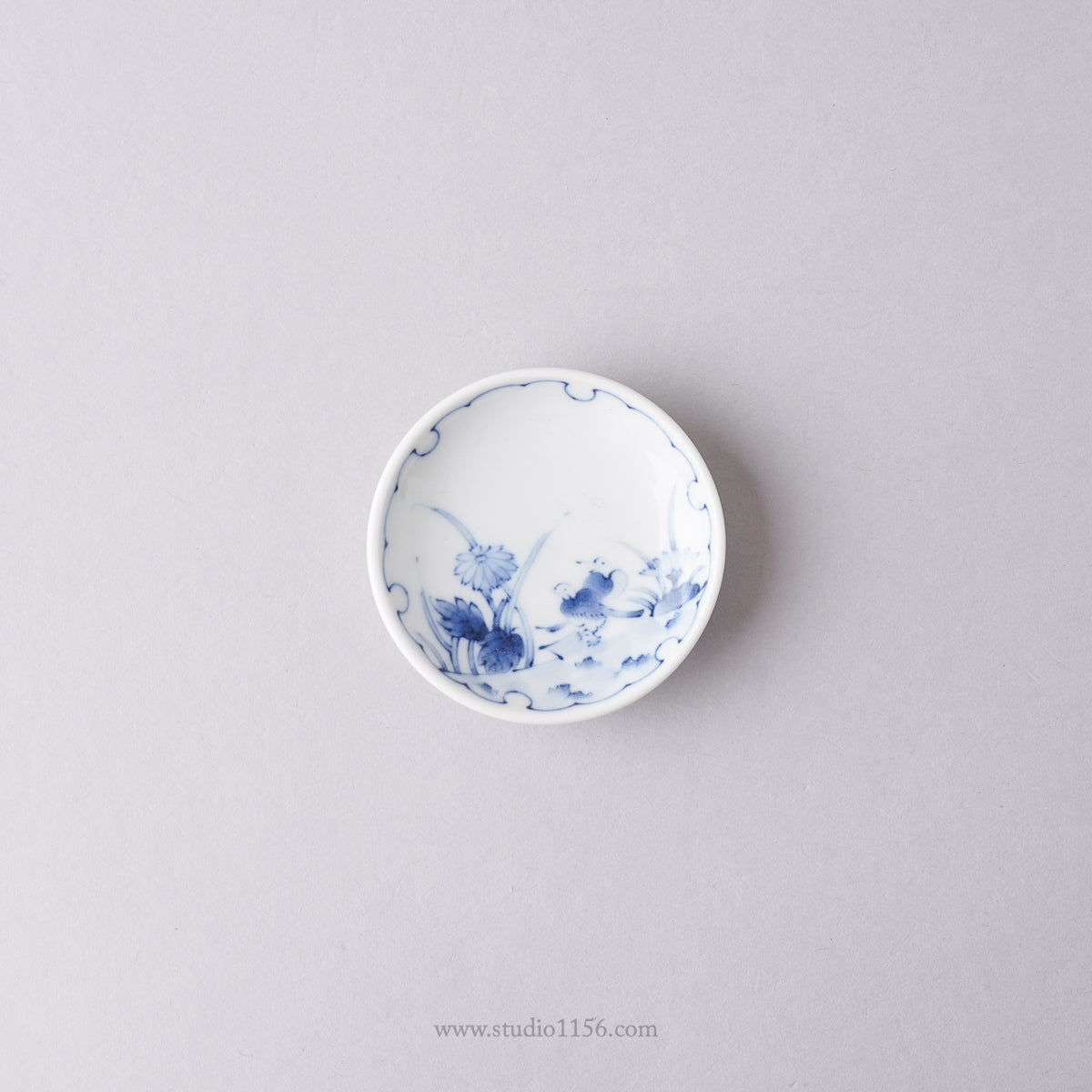 波佐見焼 染付 姫皿 豆皿 6cm