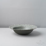 波佐見焼 シャビーシック ボウル L 24cm グレー Wazan Studio1156