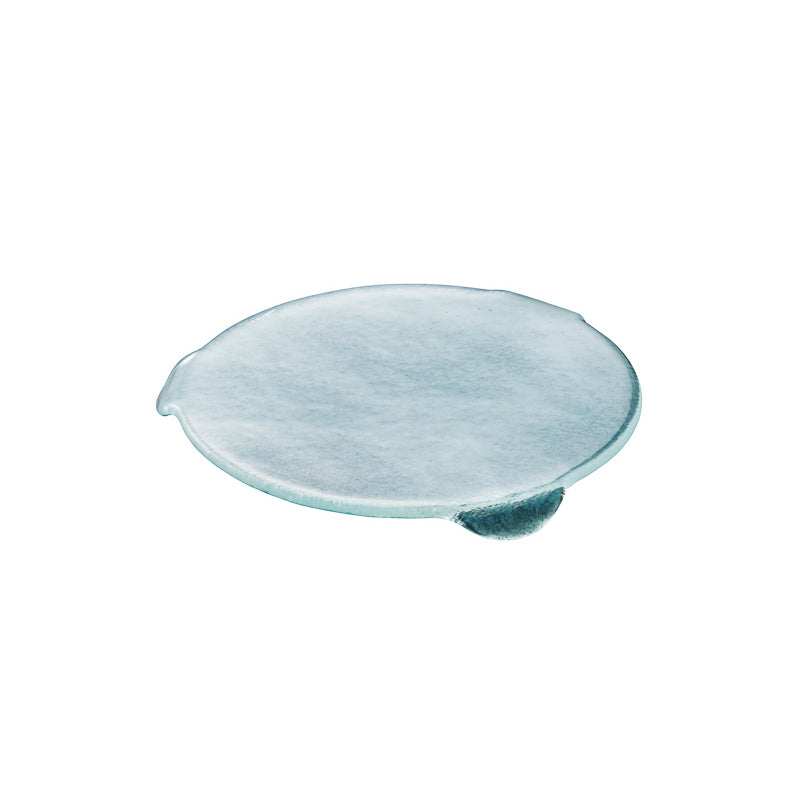 ガラス食器 ヤーゲ プレート 20cm ホワイト Yoshinuma-glass Studio1156