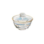 ガラス食器 桔梗 蓋物(ふたもの) 11cm Yoshinuma-glass Studio1156