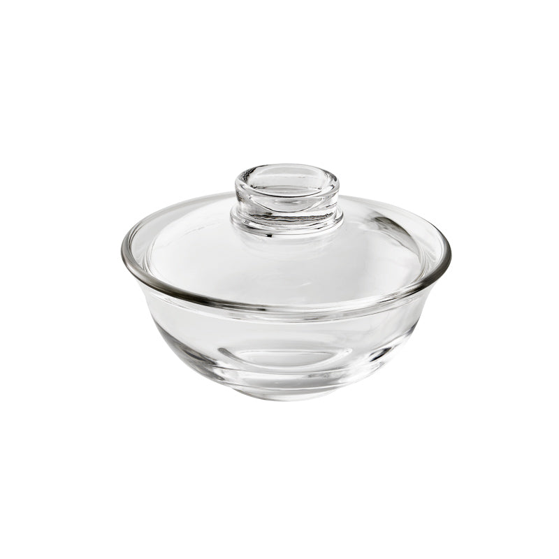ガラス食器 蓋物(ふたもの)(大) 無地 13.5cm Yoshinuma-glass Studio1156