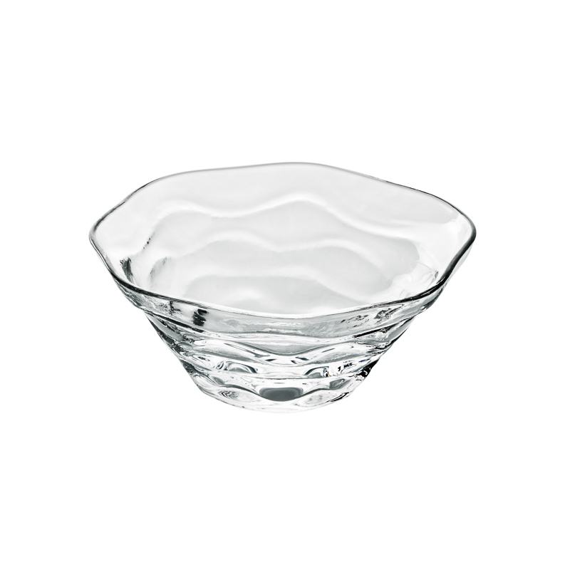 ガラス食器 波きらり 中鉢 スキ 13.5cm Yoshinuma-glass Studio1156