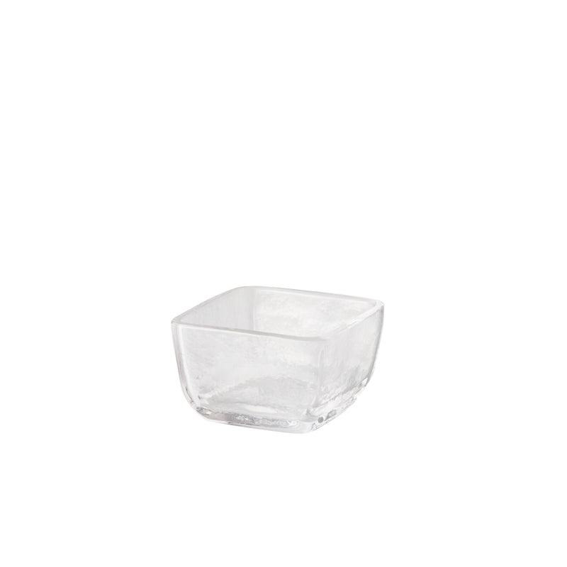 ガラス食器 四角豆珍味 スキ 4.3cm Yoshinuma-glass Studio1156