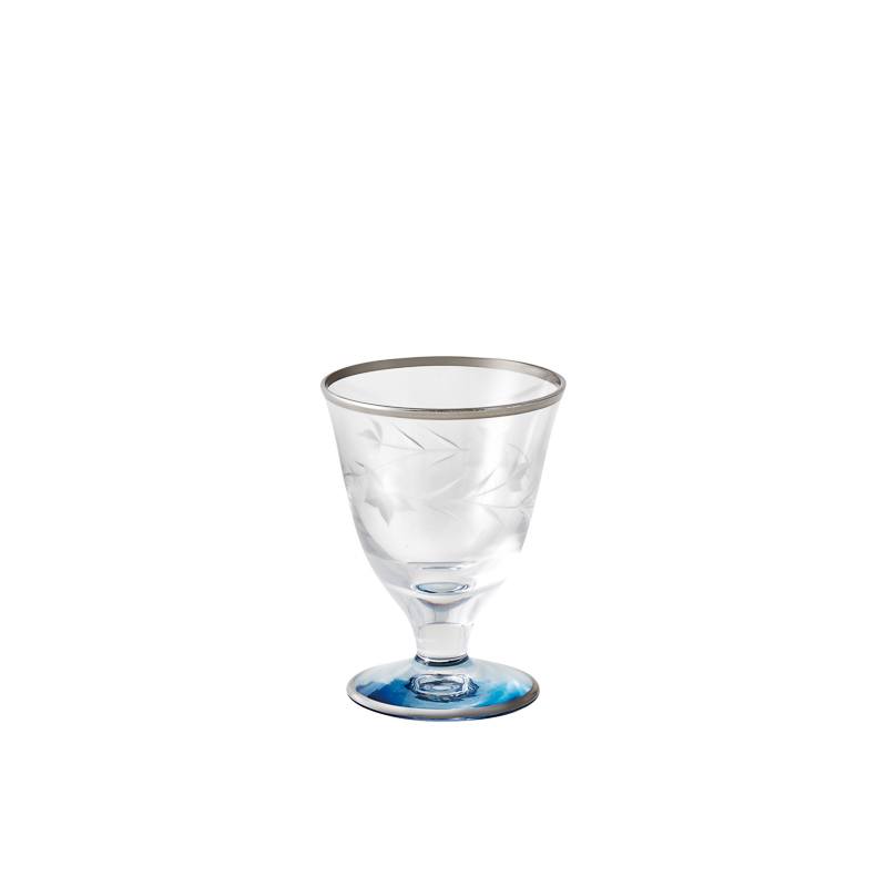 ガラス食器 深海 食前酒 桔梗 65ml Yoshinuma-glass Studio1156