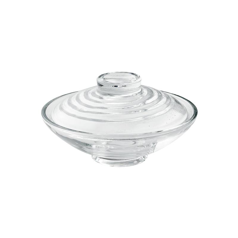 ガラス食器 平フタモノ 無地 (組) 15cm 組（フタ+身） Yoshinuma-glass Studio1156