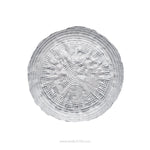 ガラス食器 トレジャープレート 21cm/28cm シルバー 21cm Yoshinuma-glass Studio1156
