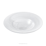 ガラス食器 水墨 リムボウル 26cm BK/WH WH 白 Yoshinuma-glass Studio1156