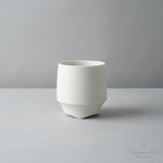 有田焼 Glaze 香酒盃 (M) フリーカップ 210ml 練(白マット) Zuiho Studio1156