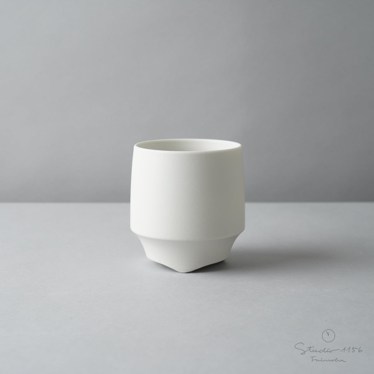 有田焼 Glaze 香酒盃 (M) フリーカップ 210ml 練(白マット) Zuiho Studio1156