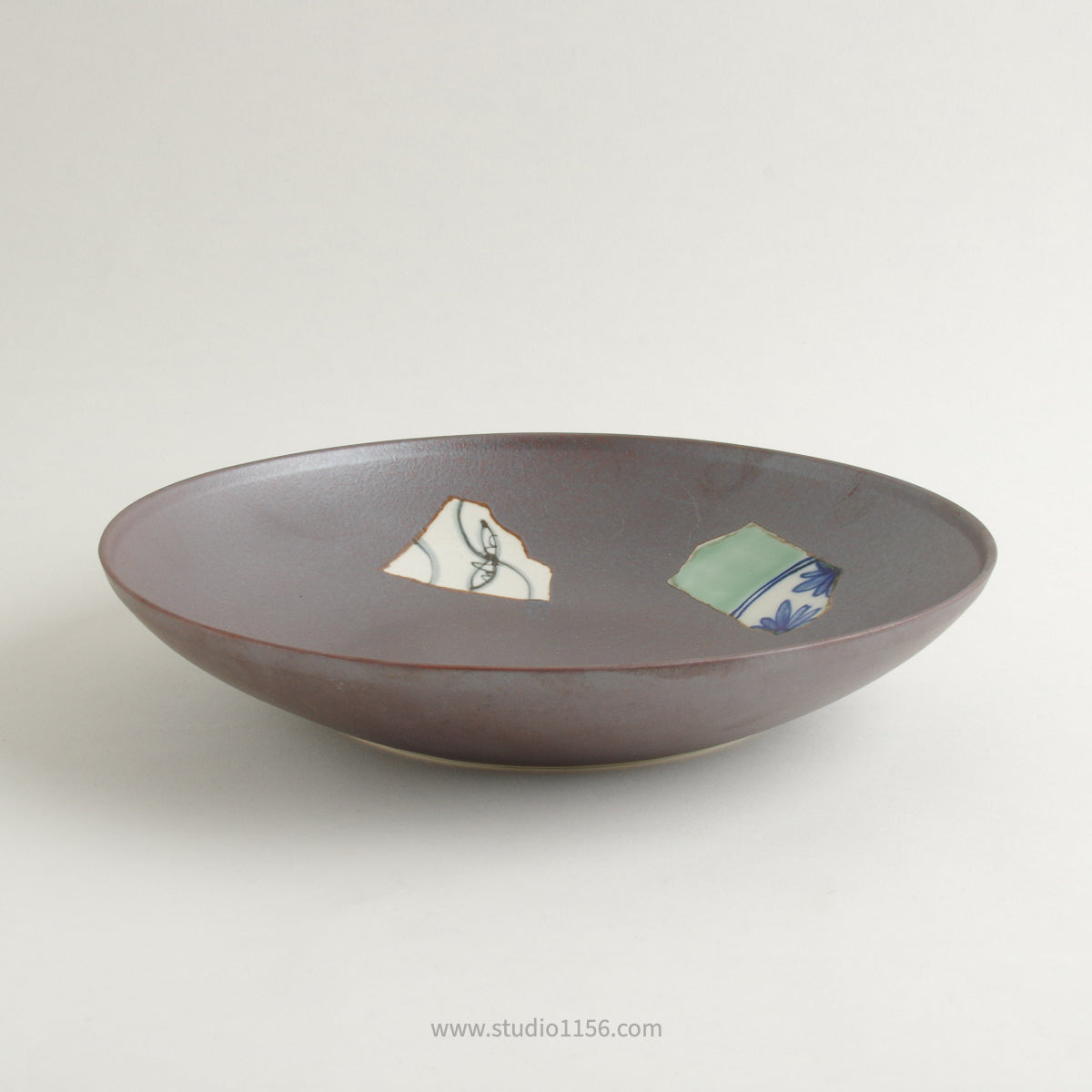 有田焼 frameボウル 25cm [強化磁器] ARITA HASAMI JAPAN 埋込陶片 ARITA HASAMI JAPAN Studio1156