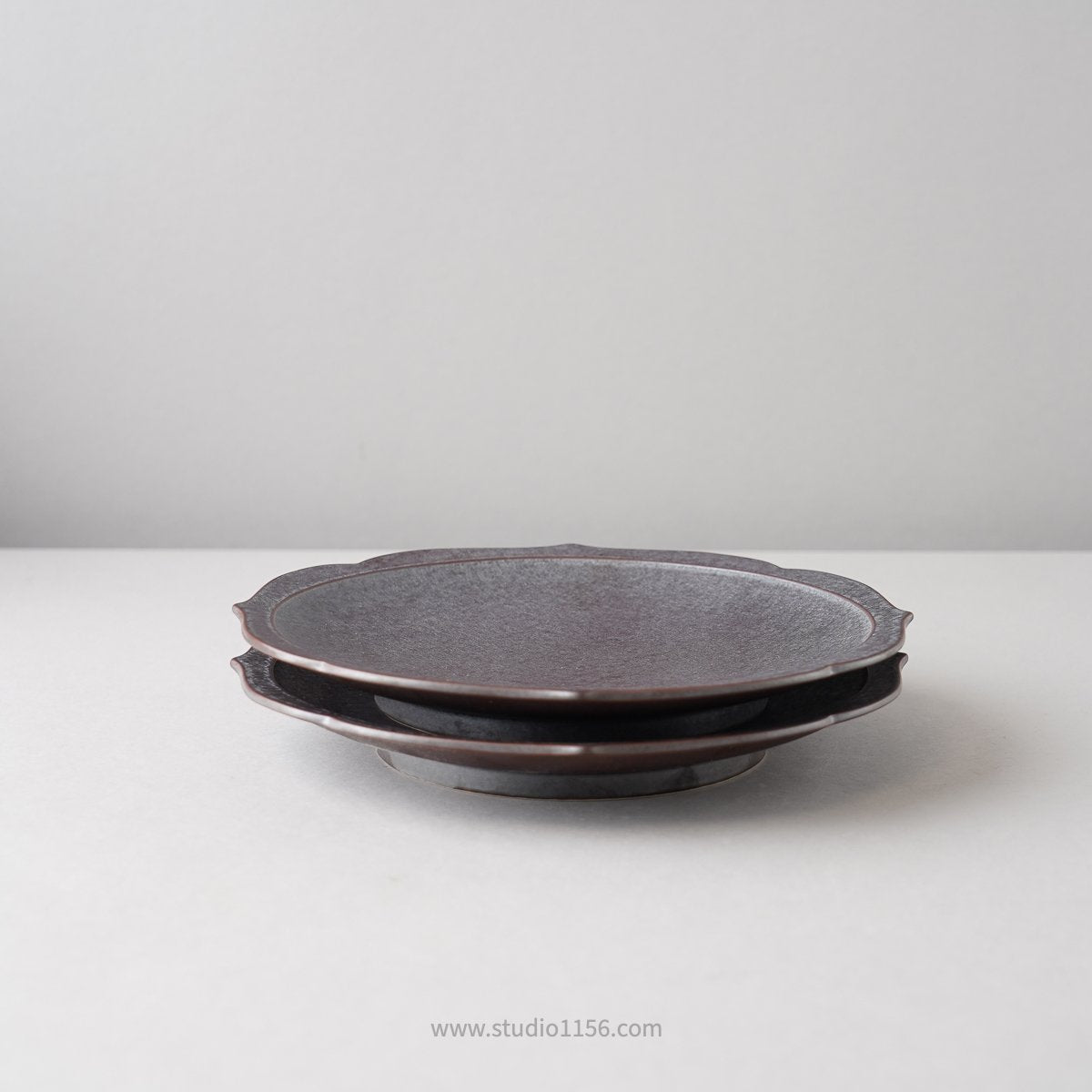 有田焼 桔梗渕 六五寸平皿 20cm Zuiho Studio1156